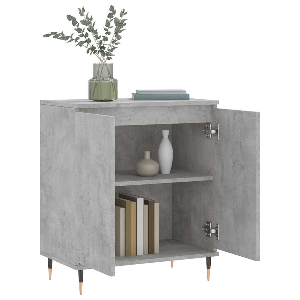 Komoda siva boja betona 60x35x70 cm od konstruiranog drva