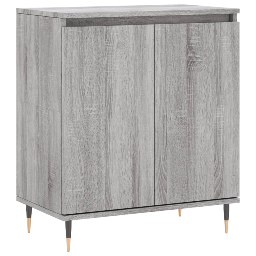 Komoda sivog hrasta sonome 60x35x70 cm od konstruiranog drva