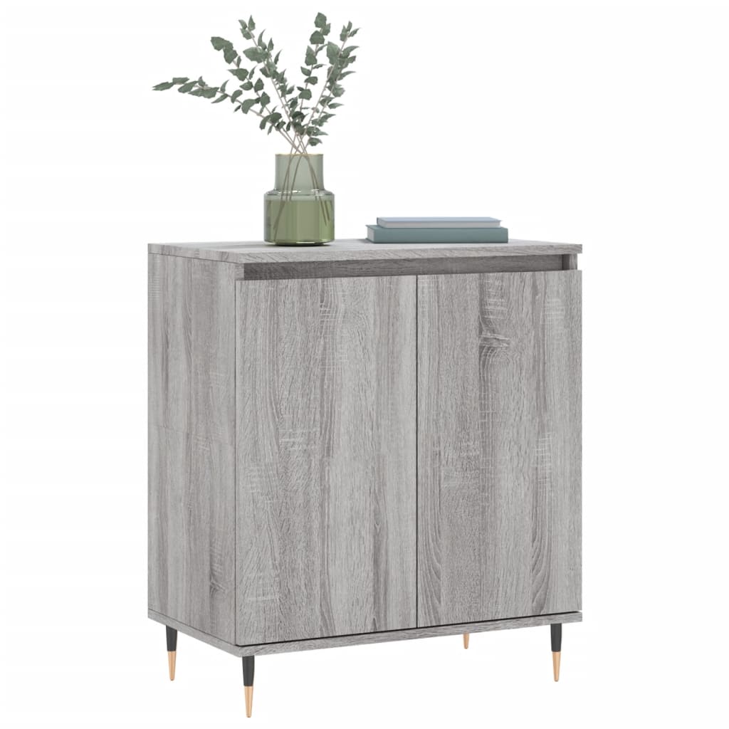 Komoda sivog hrasta sonome 60x35x70 cm od konstruiranog drva