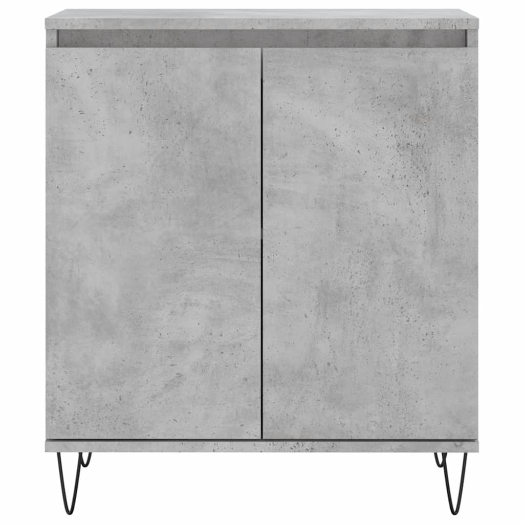 Komoda siva boja betona 60x35x70 cm od konstruiranog drva