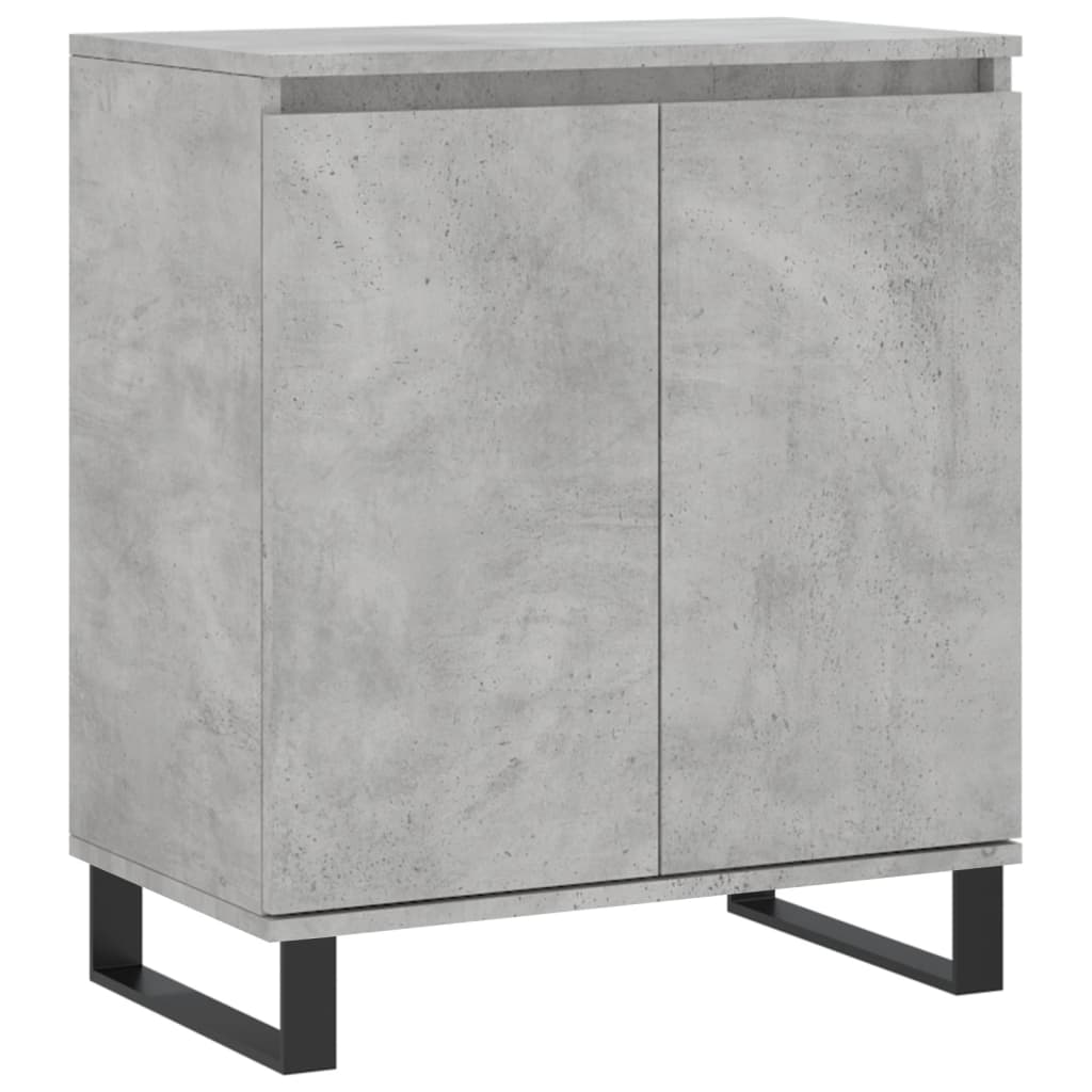 Komoda siva boja betona 60x35x70 cm od konstruiranog drva