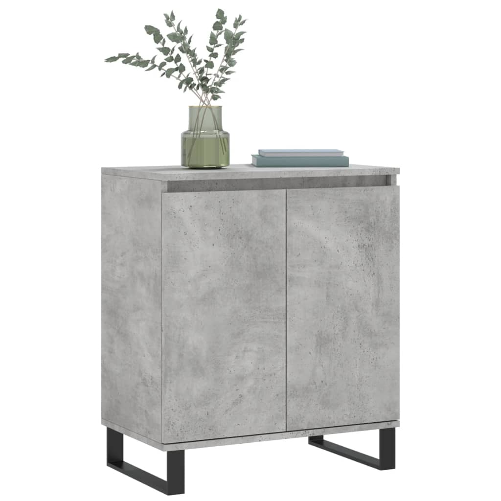 Komoda siva boja betona 60x35x70 cm od konstruiranog drva