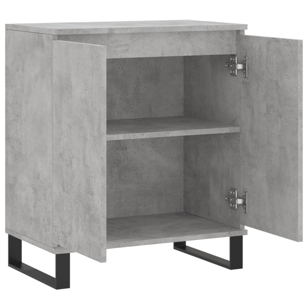 Komoda siva boja betona 60x35x70 cm od konstruiranog drva
