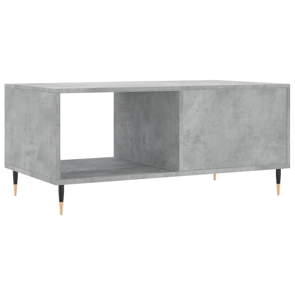 Stolić za kavu boja betona 90 x 50 x 40 cm konstruirano drvo