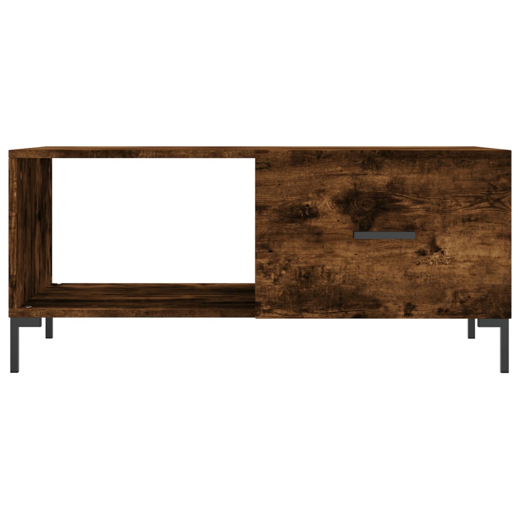 Stolić za kavu boja hrasta 90x50x40 cm konstruirano drvo