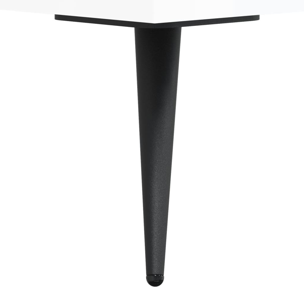 Klupa za cipele sjajna bijela 102x35x55 cm konstruirano drvo