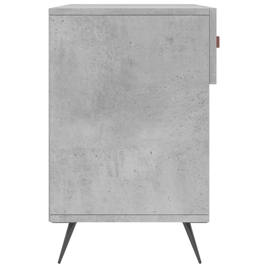 Klupa za cipele siva boja betona 102x35x55 cm konstruirano drvo