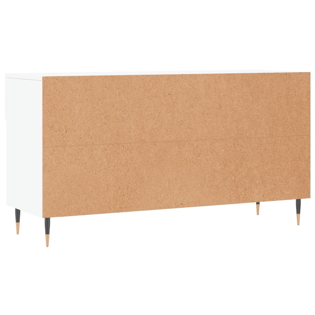 Klupa za cipele bijela 102 x 35 x 55 cm od konstruiranog drva