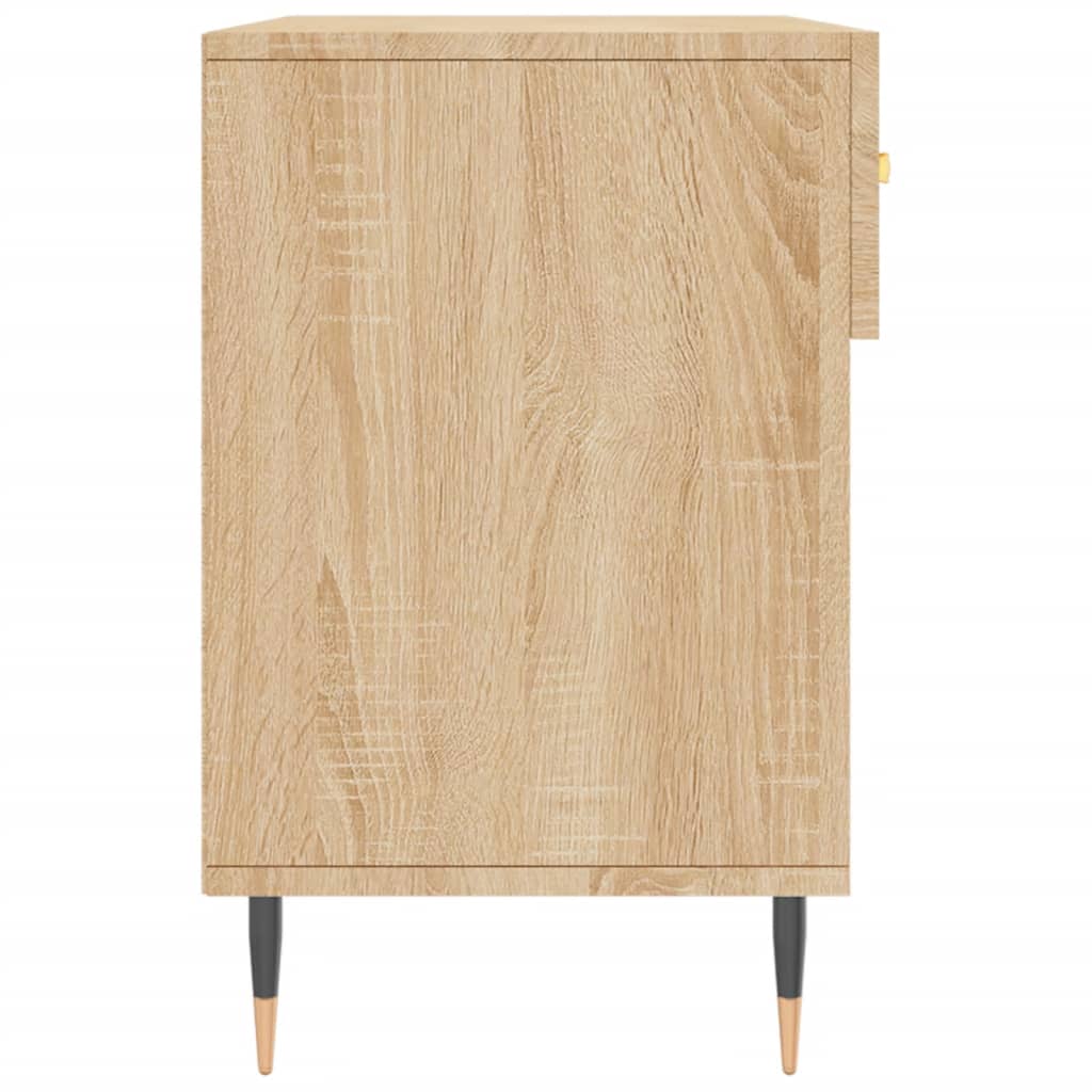 Klupa za cipele boja hrasta 102 x 35 x 55 cm konstruirano drvo