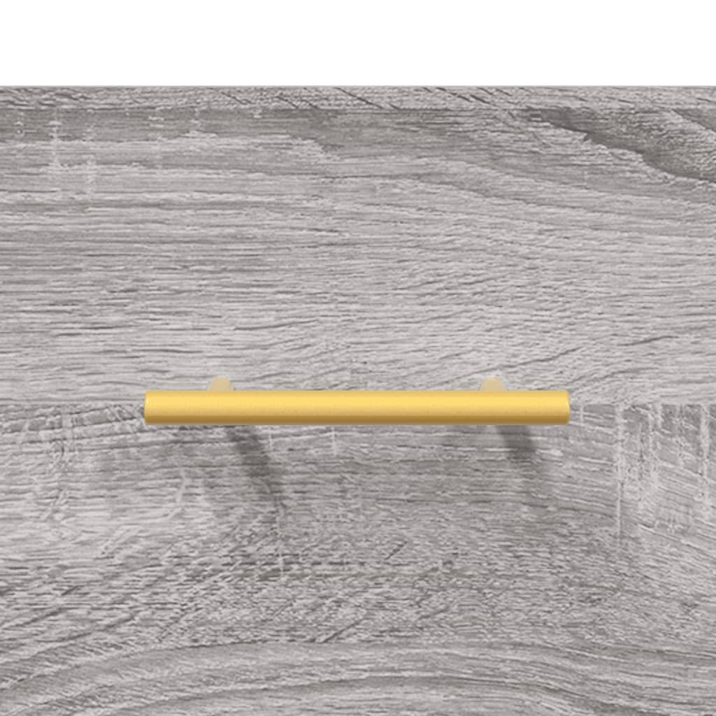 Klupa za cipele siva boja hrasta 102x35x55 cm konstruirano drvo