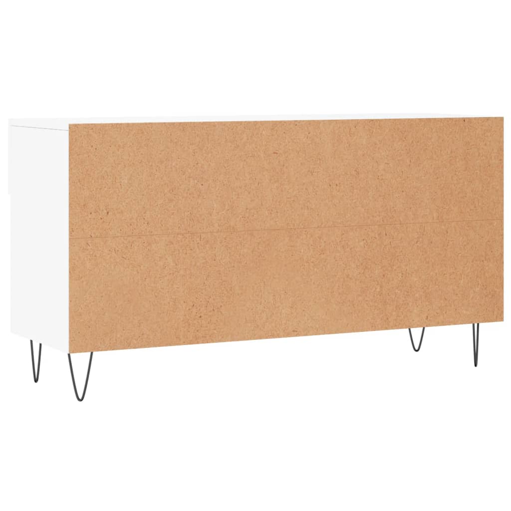 Klupa za cipele bijela 102 x 35 x 55 cm od konstruiranog drva