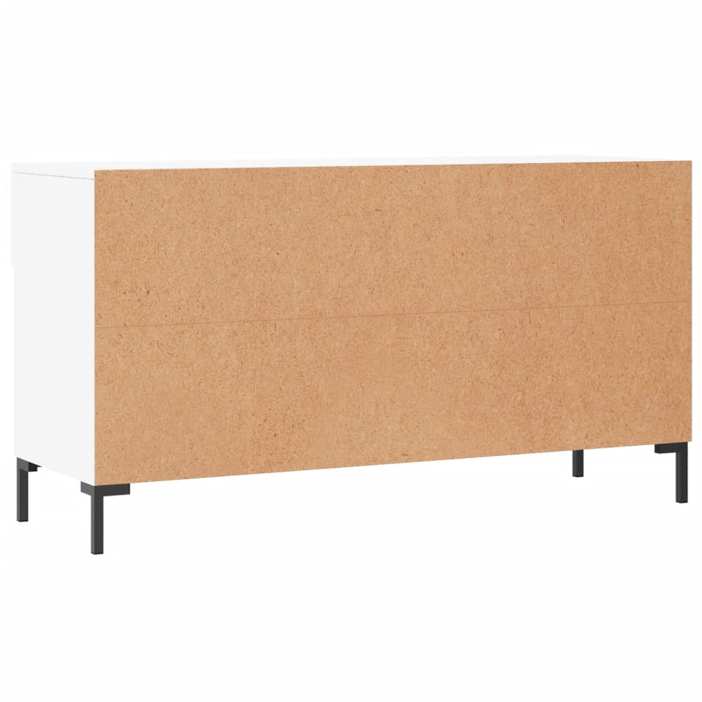 Klupa za cipele bijela 102 x 35 x 55 cm od konstruiranog drva