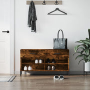 Klupa za cipele boja hrasta 102 x 35 x 55 cm konstruirano drvo