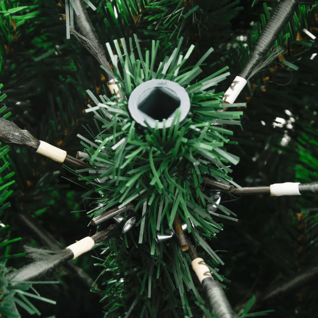 Umjetno božićno drvce sa šarkama i crvenim bobicama 150 cm