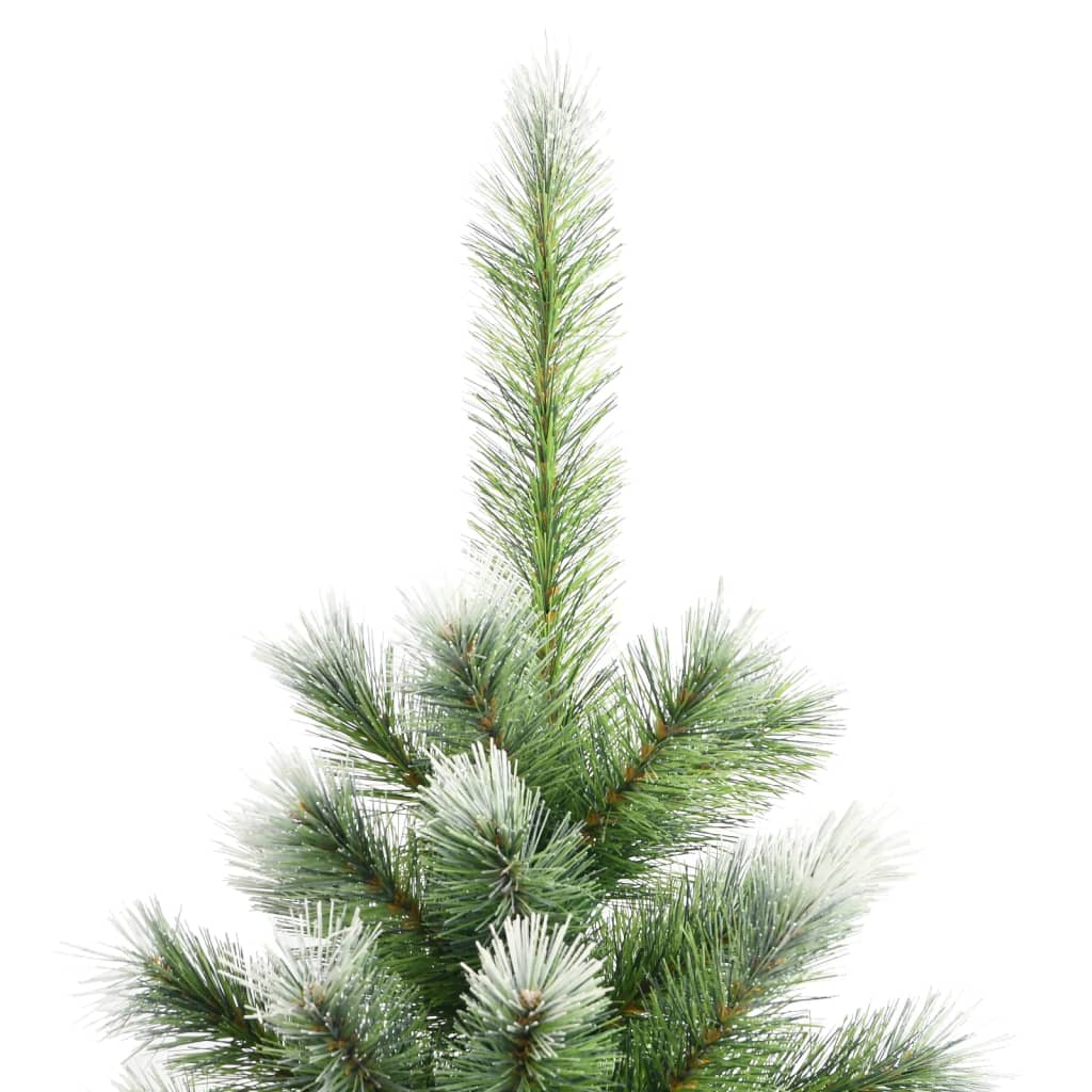 Umjetno božićno drvce sa šarkama i snijegom 240 cm