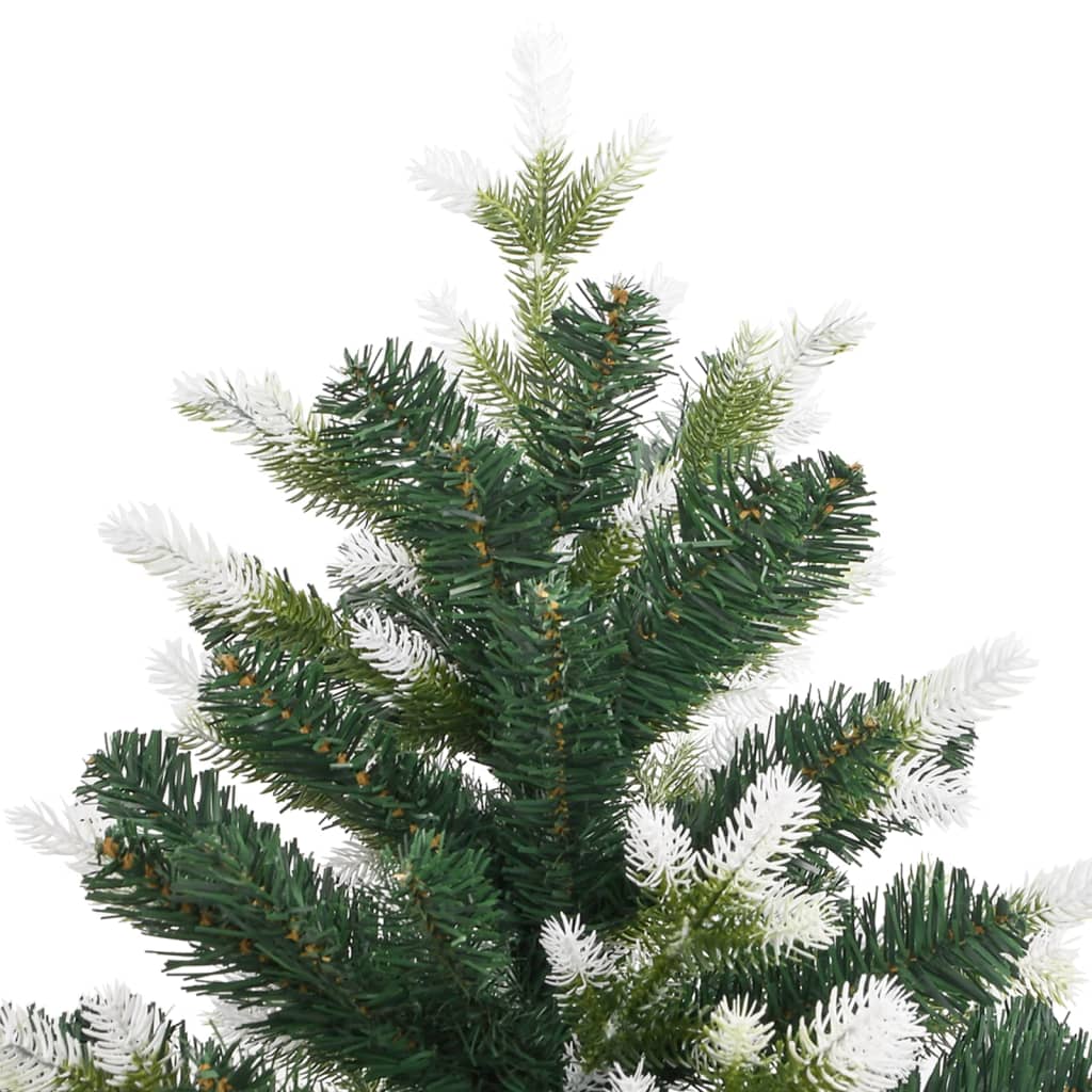 Umjetno božićno drvce sa šarkama i snijegom 150 cm