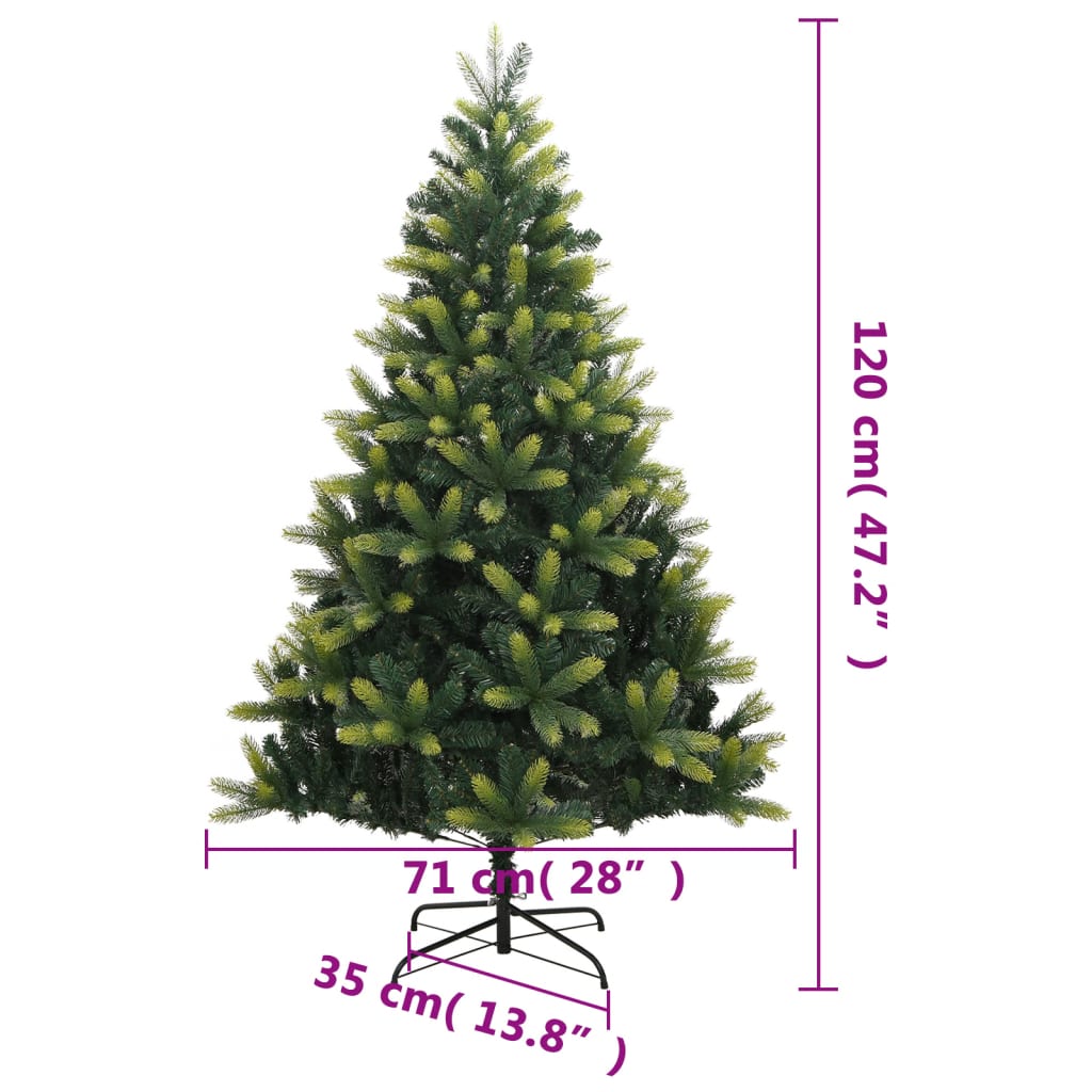 Umjetno božićno drvce sa šarkama i stalkom 120 cm