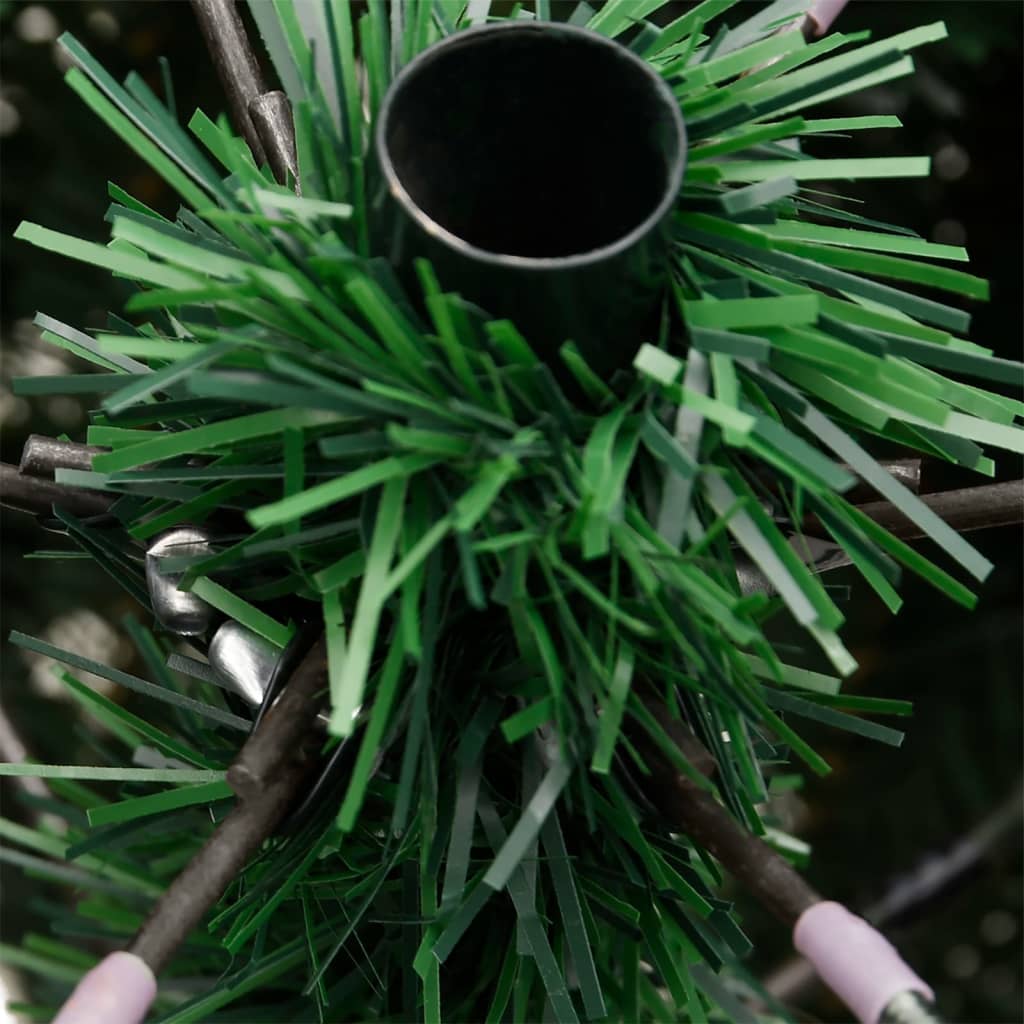 Umjetno božićno drvce sa šarkama i stalkom zeleno 150 cm
