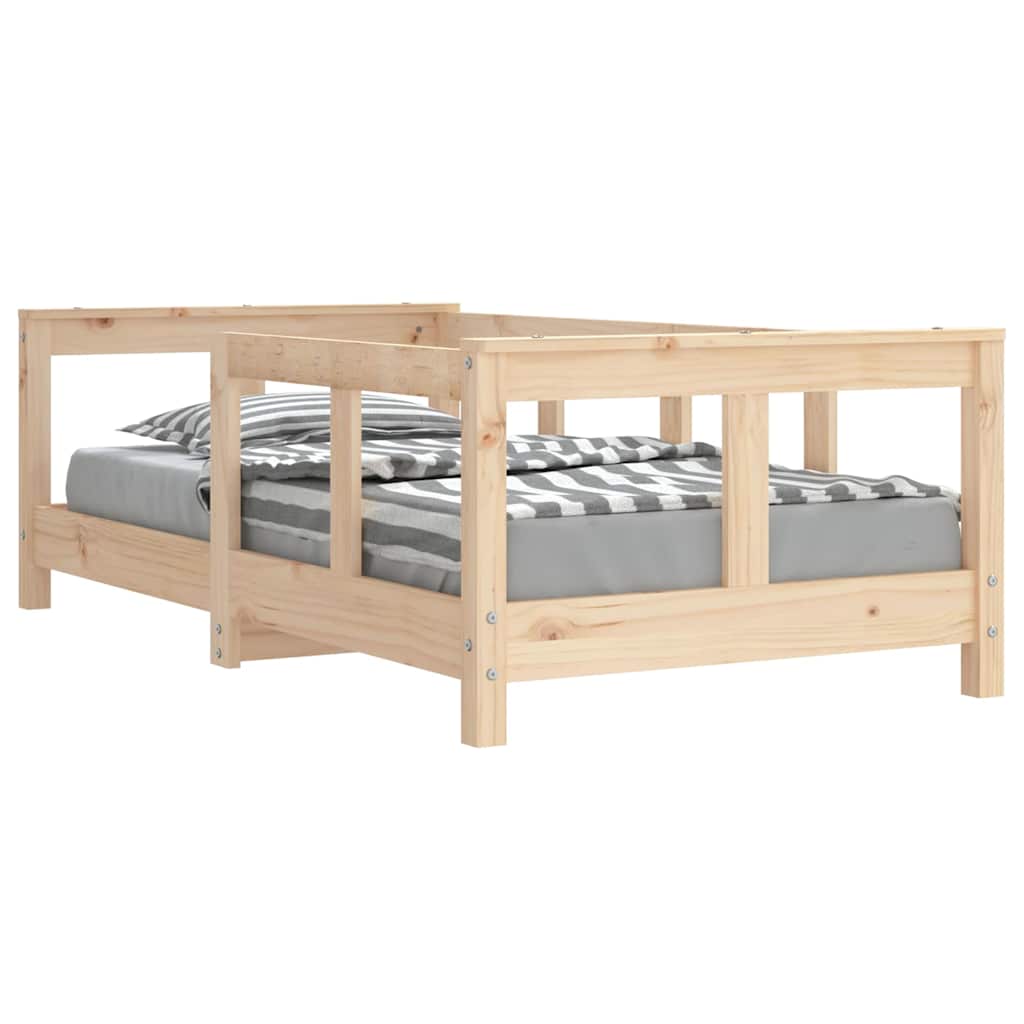 Okvir za dječji krevet 70 x 140 cm od masivne borovine