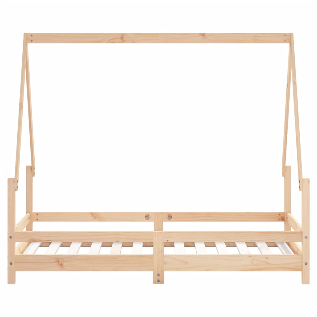 Okvir za dječji krevet 80 x 160 cm od masivne borovine