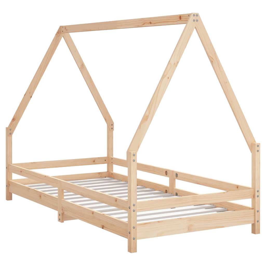 Okvir za dječji krevet 90 x 190 cm od masivne borovine
