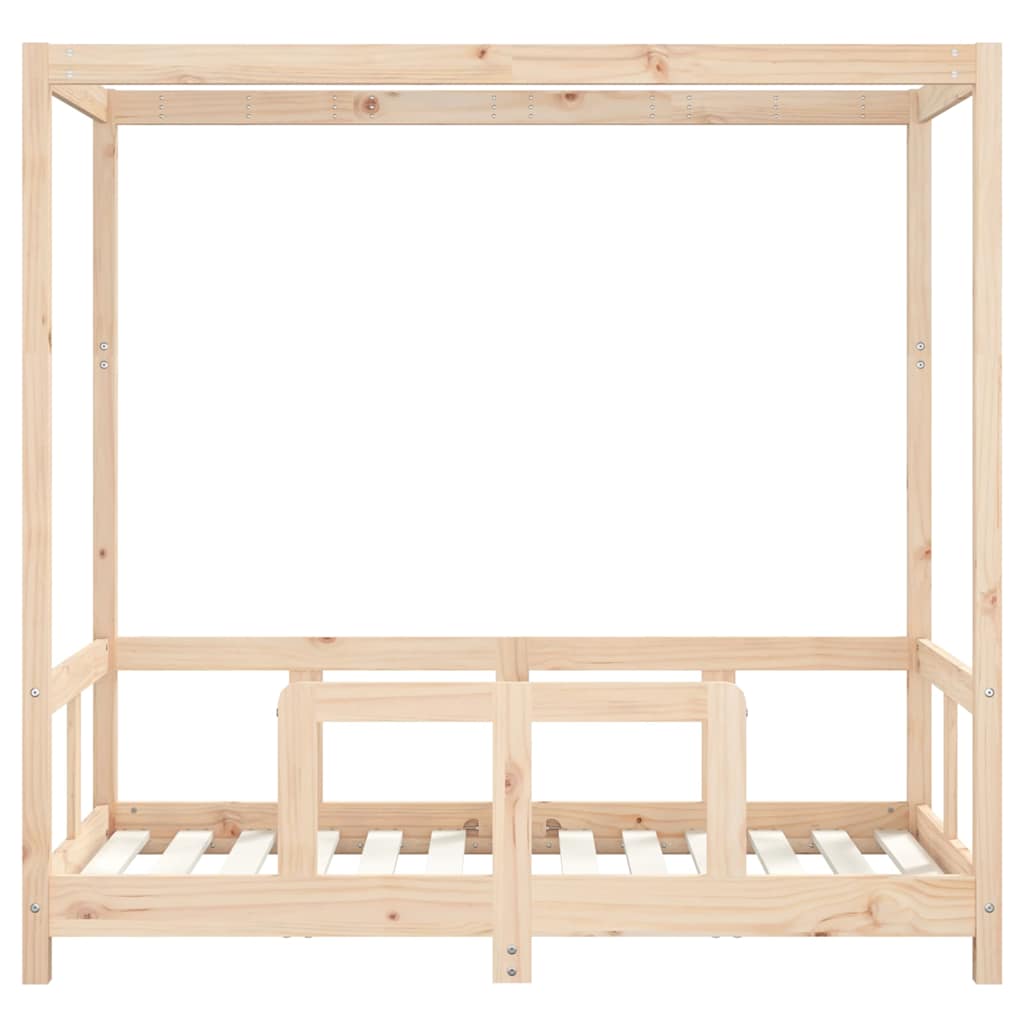 Okvir za dječji krevet 70 x 140 cm od masivne borovine