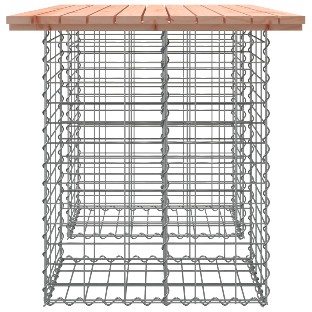 Vrtni stol, gabionski dizajn, 100x70x72 cm, masivno drvo, douglas
