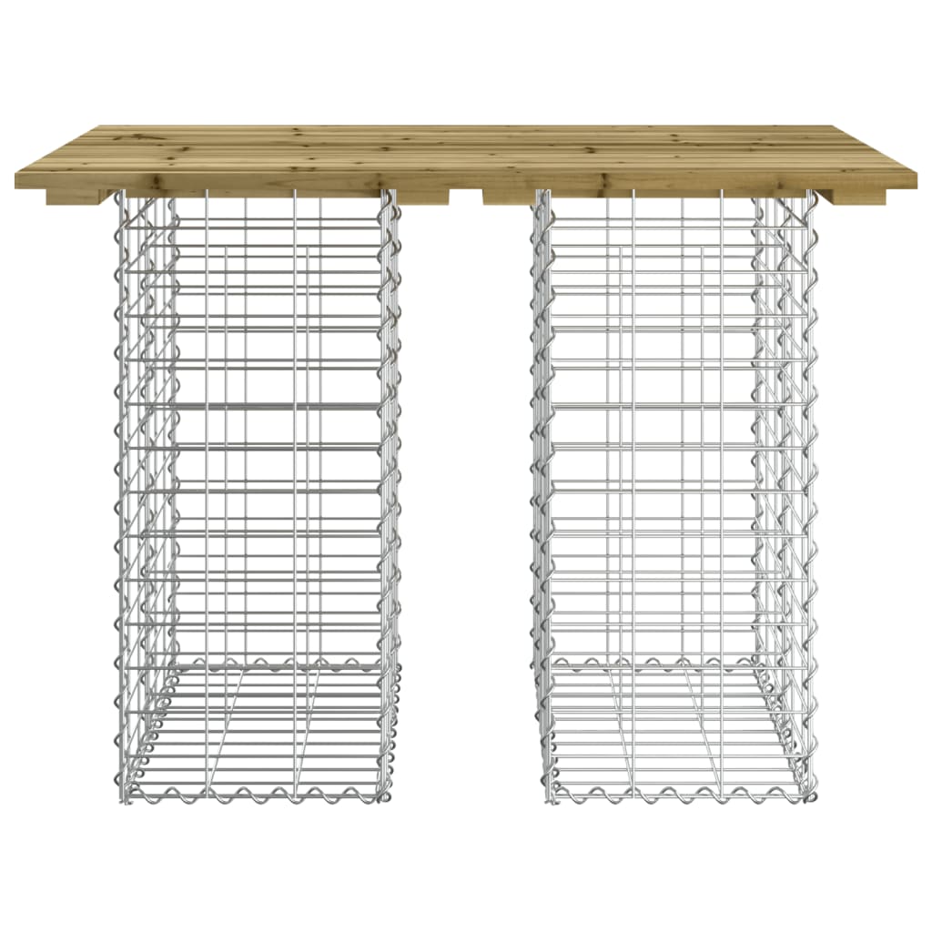 Vrtni stol Gabion Dizajn 100x70x72 cm Impregnirano drvo Bor