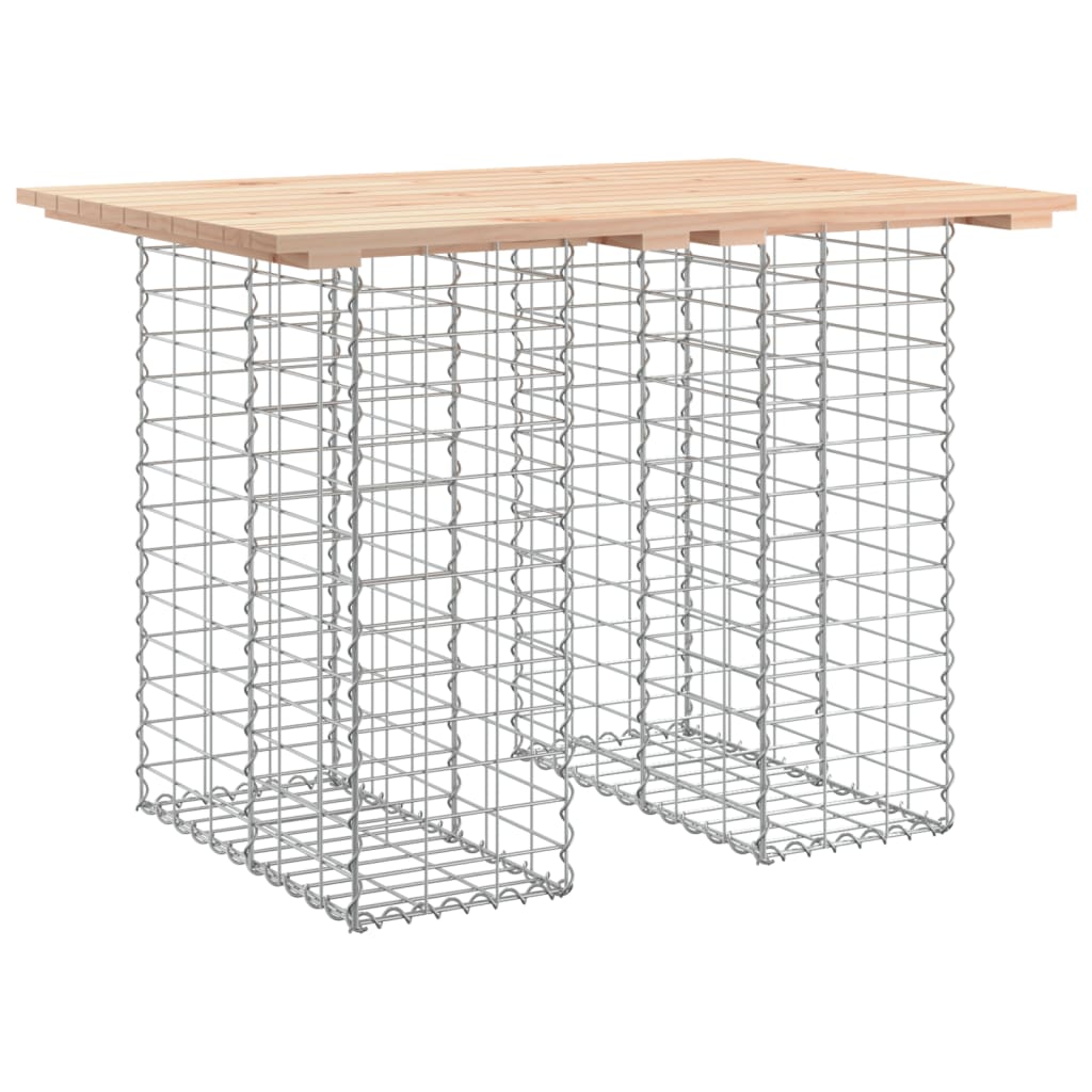 Vrtni stol Gabion dizajn 100x70x72 cm Masivno drvo Bor