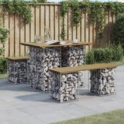 Vrtni stol Gabion Dizajn 100x70x72 cm Impregnirano drvo Bor