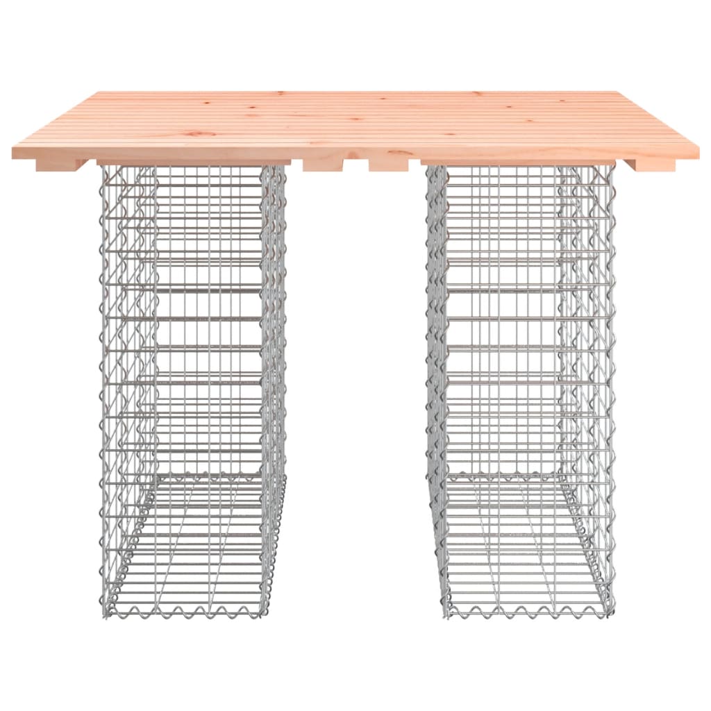 Vrtni stol, gabion dizajn, 100x102x72 cm, masivno drvo, douglas