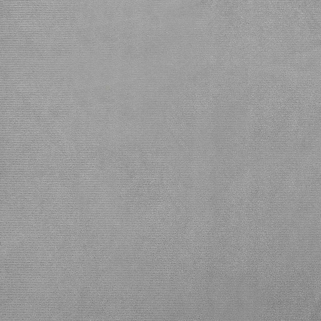 Dječja fotelja svjetlosiva 60 x 40 x 30 cm baršunasta