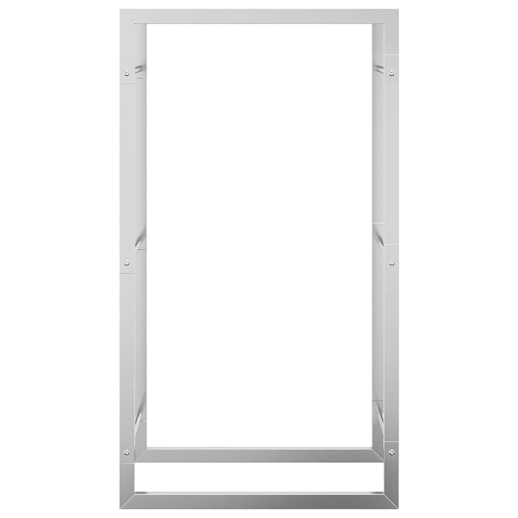 Stalak za drva za ogrjev 50x28x94 cm od nehrđajućeg čelika