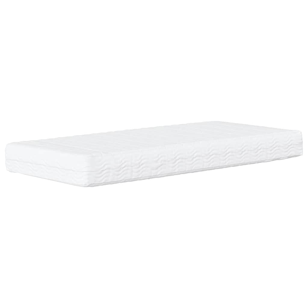 Dnevni krevet s madracem tamnozeleni 100 x 200 cm baršunasti