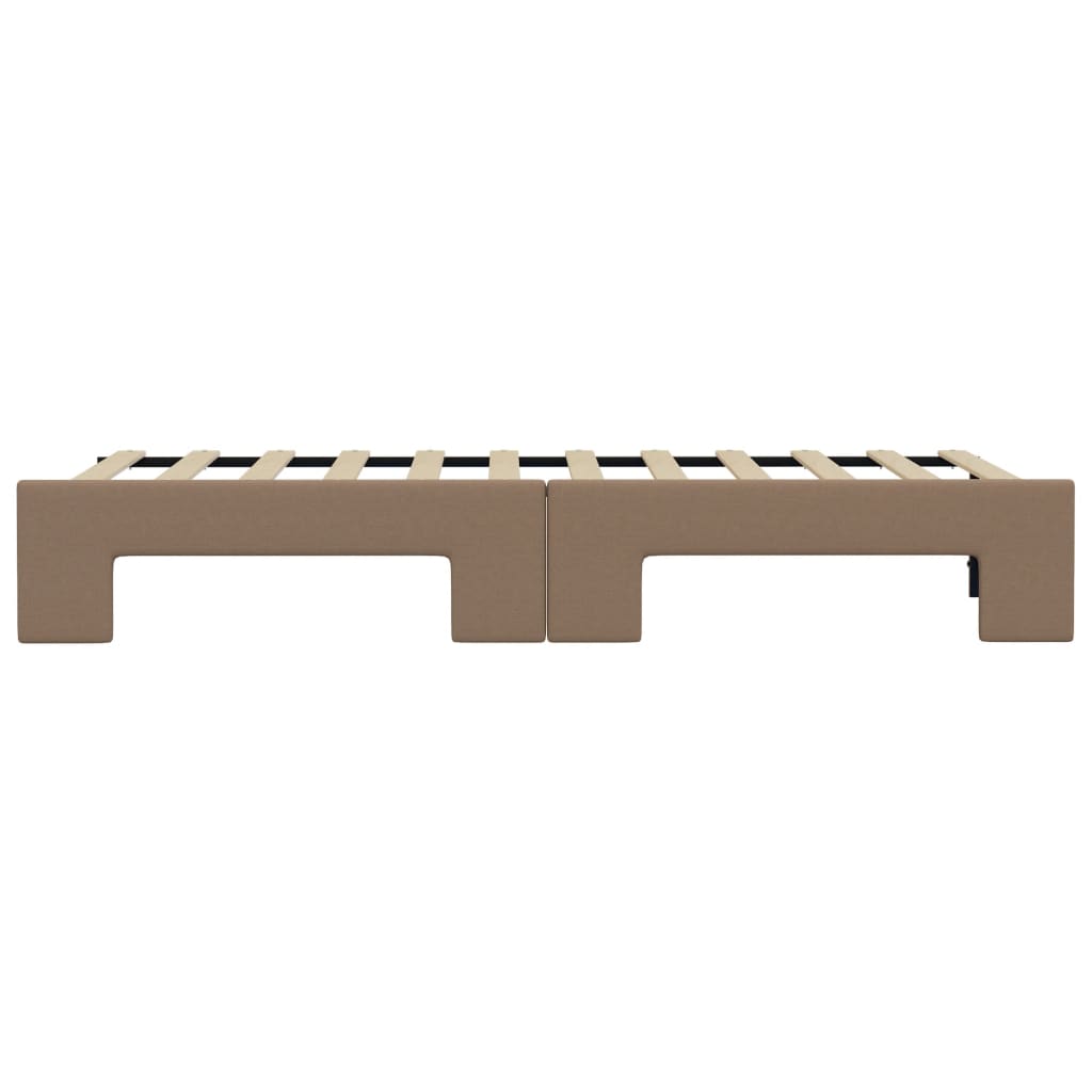 Dnevni krevet na razvlačenje cappuccino 90x200 cm umjetna koža