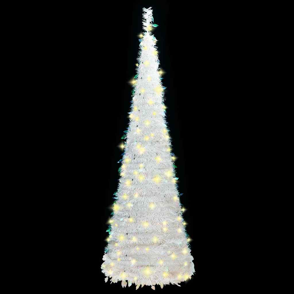 Umjetno božićno drvce 150 LED žarulja bijelo 180 cm