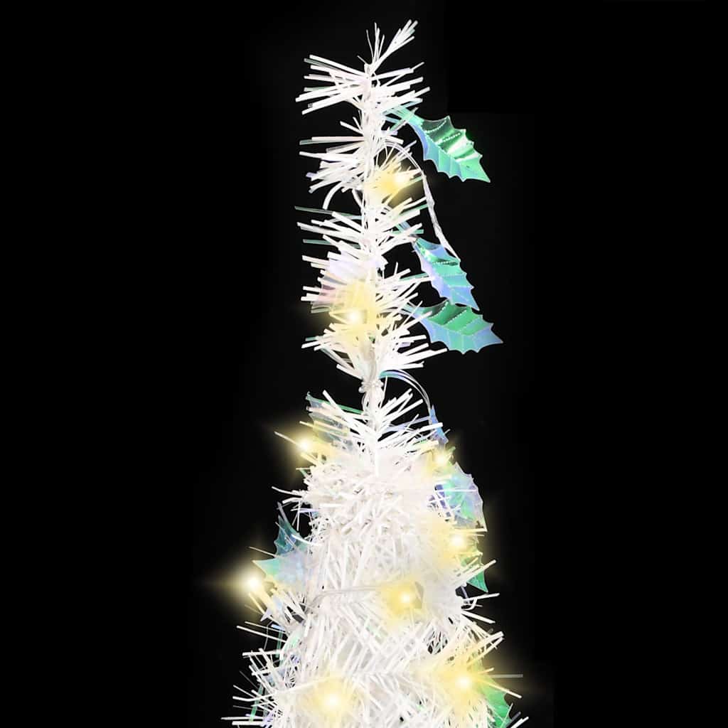 Umjetno božićno drvce 150 LED žarulja bijelo 180 cm