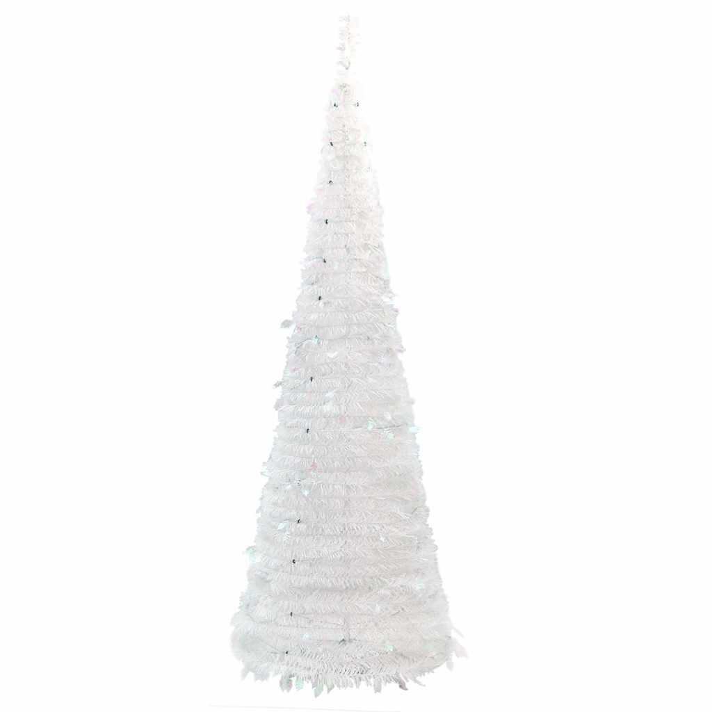 Umjetno božićno drvce 150 LED žarulja bijelo 180 cm