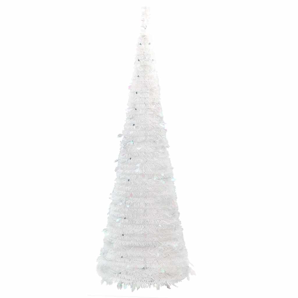 Umjetno božićno drvce 200 LED žarulja bijelo 210 cm