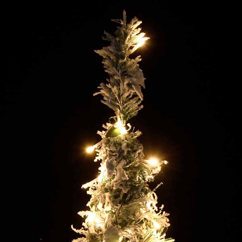 Umjetno božićno drvce sa snijegom 50 LED žarulja 120 cm