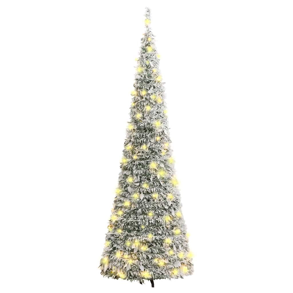 Umjetno božićno drvce sa snijegom 50 LED žarulja 120 cm