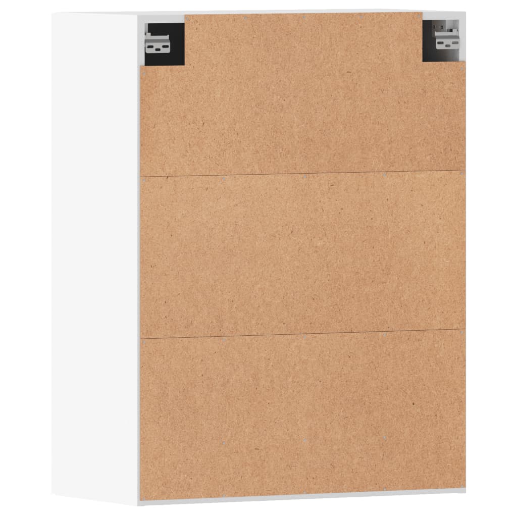 Zidni ormarići 2 kom bijeli od konstruiranog drva