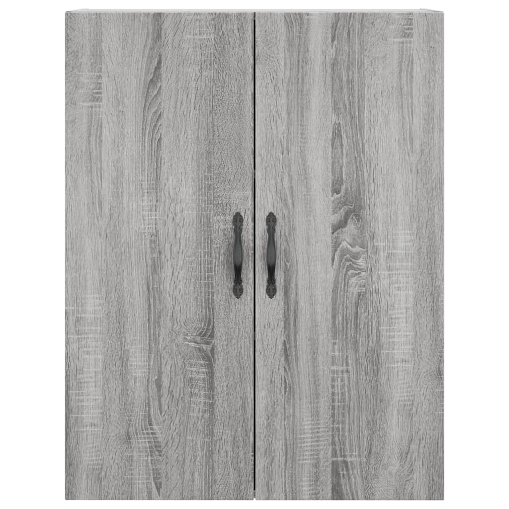 Visoka komoda siva sonome 69,5x34x180 cm od konstruiranog drva