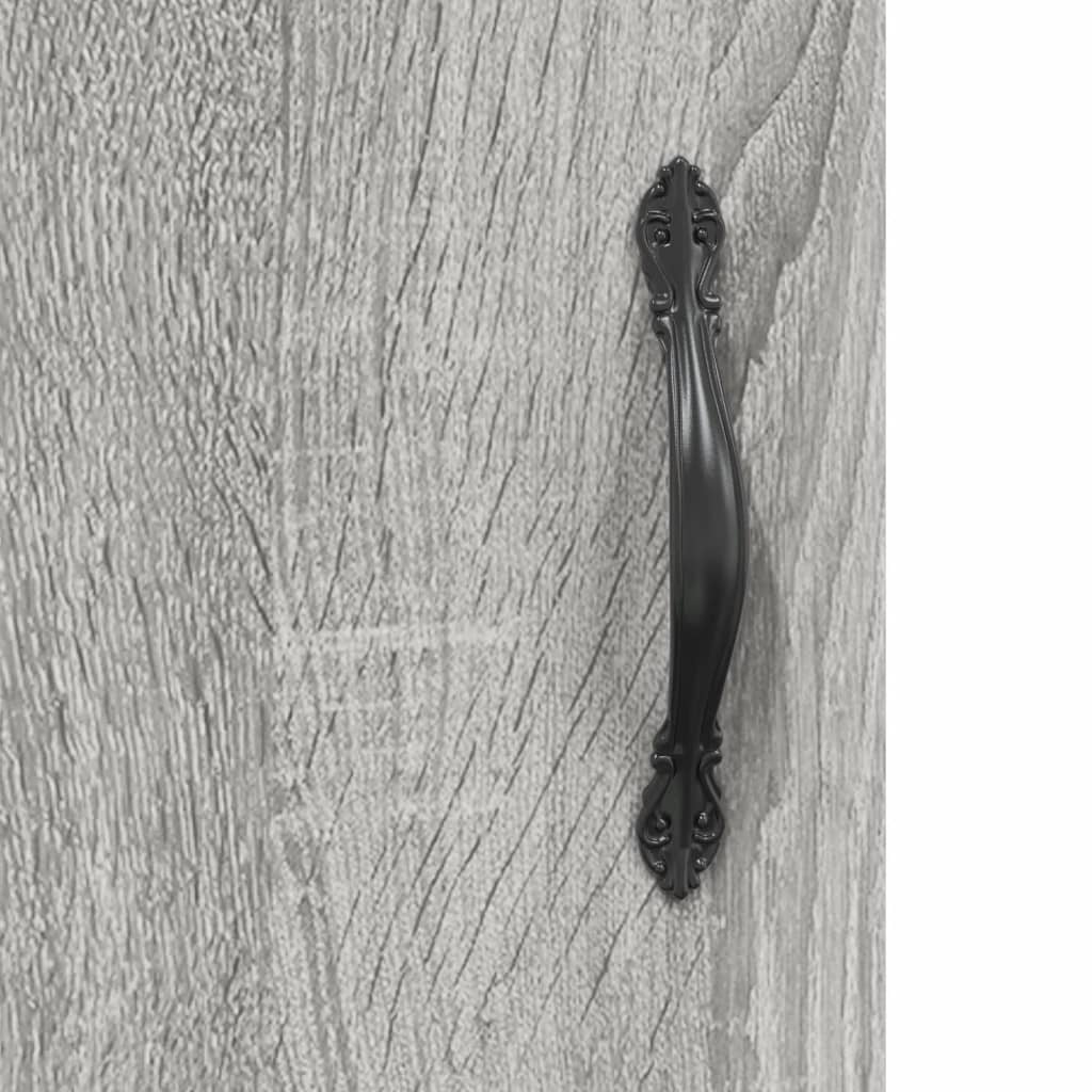 Visoka komoda siva sonome 69,5x34x180 cm od konstruiranog drva