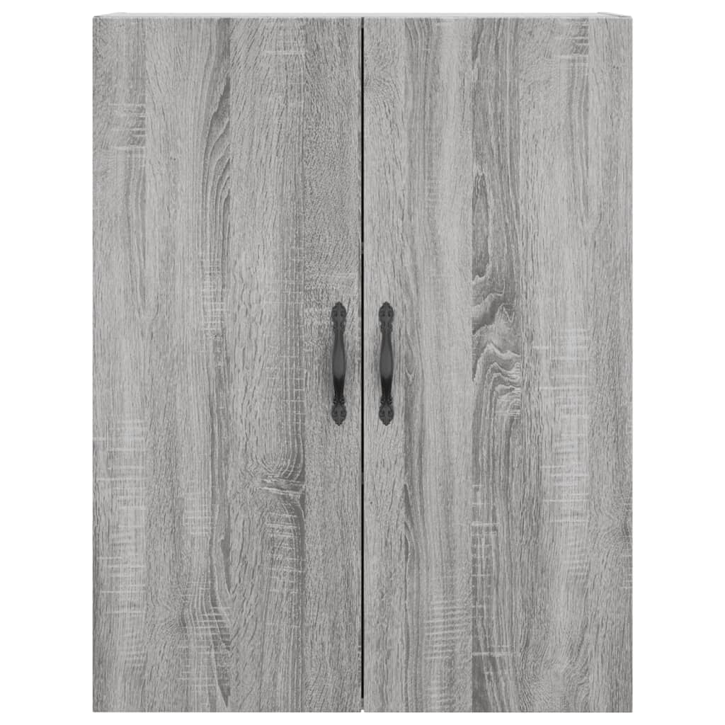 Visoka komoda siva sonome 69,5x34x180 cm od konstruiranog drva