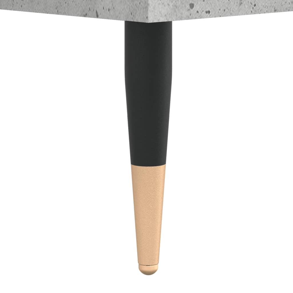 Visoka komoda siva betona 69,5x34x180 cm od konstruiranog drva