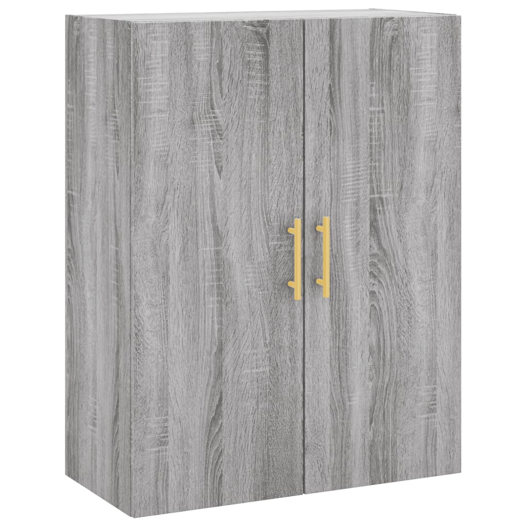 Visoka komoda siva sonome 69,5x34x180 cm od konstruiranog drva