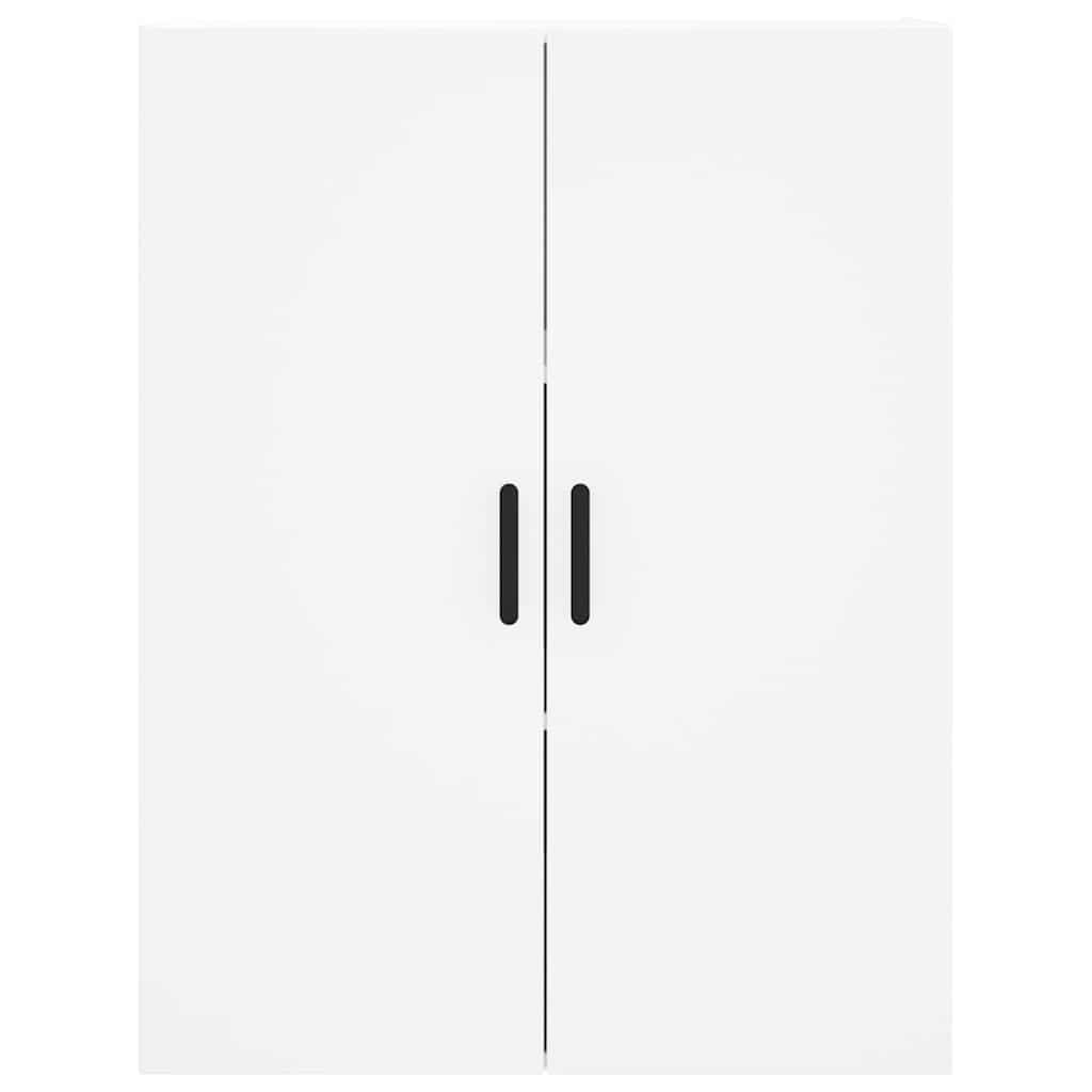 Visoka komoda bijela 69,5x34x180 cm konstruirano drvo