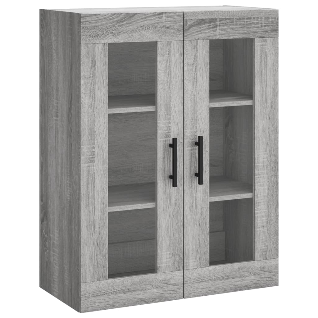 Visoka komoda siva sonome 69,5x34x180 cm od konstruiranog drva