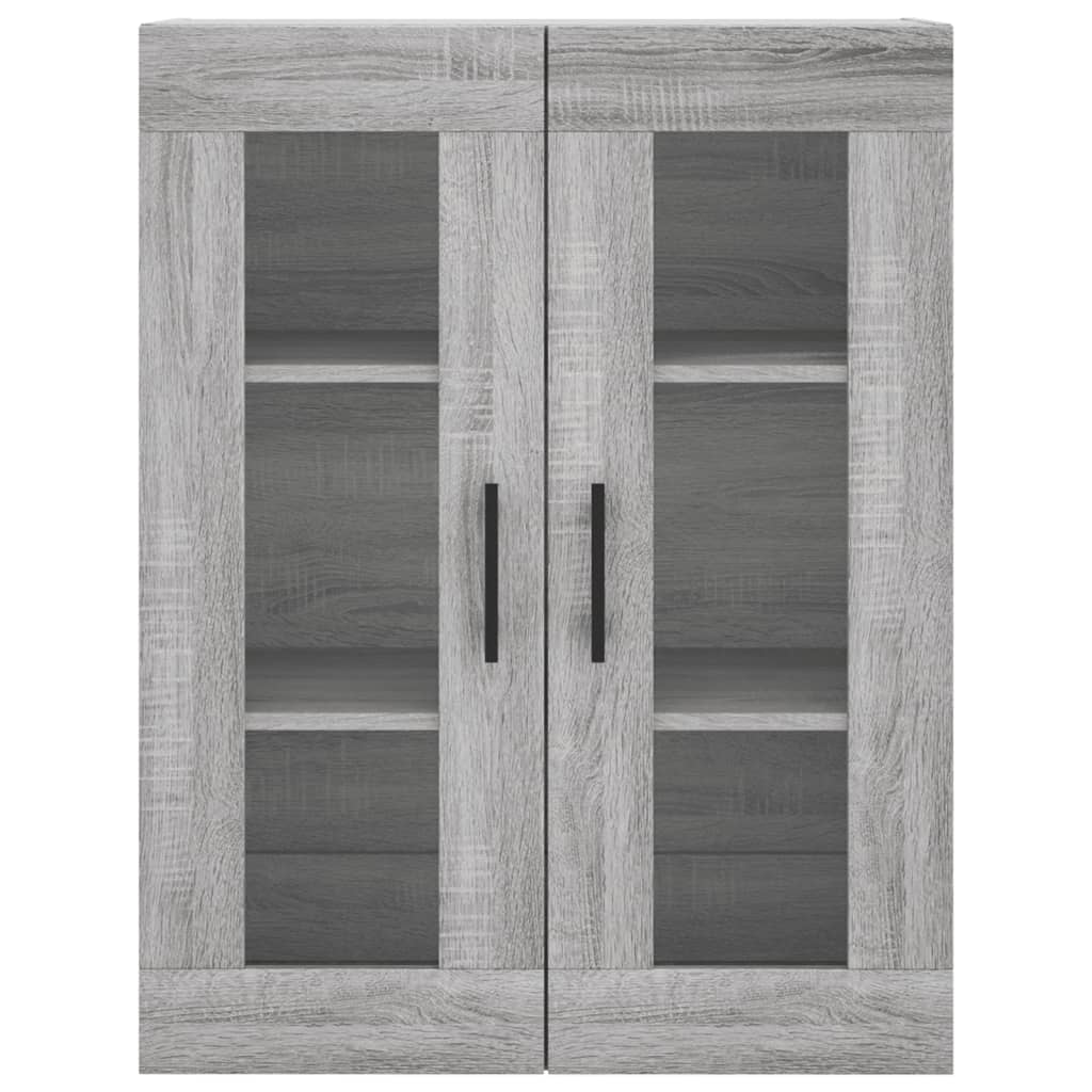 Visoka komoda siva sonome 69,5x34x180 cm od konstruiranog drva